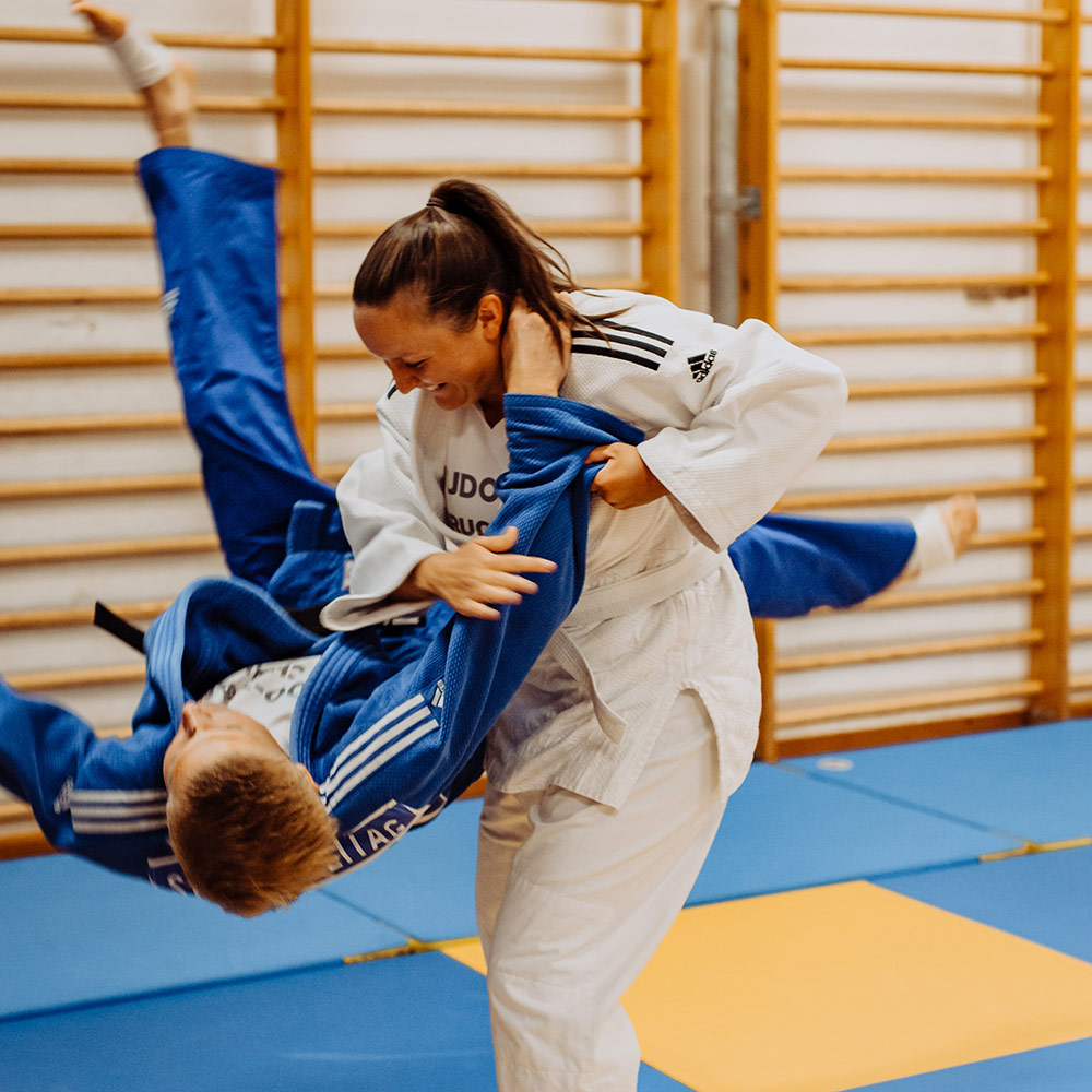 Training im Judo-Team Bruchsal - Der Bruchsaler Judo Verein